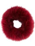 fuzzy hair scrunchy