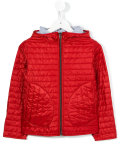 zipped padded jacket 