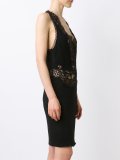 lace panel dress