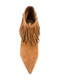 fringed ankle boots