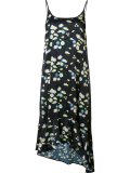 daisy print slip dress