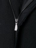 off centered hooded coat