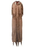 fringed maxi dress