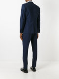contrasting piping two-piece suit