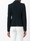 textured button blazer