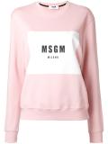 logo print sweatshirt