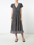 button-front midi dress