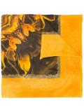 flame print scarf