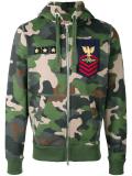 camouflage print hoodie