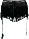 fringed shorts