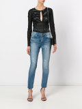 embroidered bodysuit
