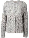 cable knit cardigan