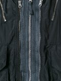 gilet detail hoodie