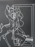 medium Bambi print pouch