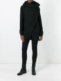 wrap front coat
