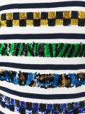 embroidered boat neck sweater