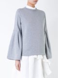 bell sleeve sweatshirt