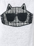 tweed detail Choupette T-shirt