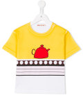 tea pot print T-shirt 