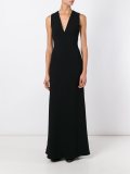 v-neck gown