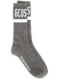 logo intarsia socks