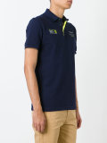 chest print polo shirt