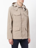 multi-pockets hooded jacket