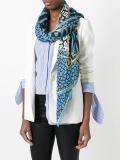 zebra print scarf