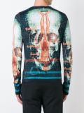 skull print fitted T-shirt 