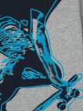 skater print T-shirt