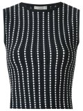 round neck knit blouse