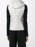 zipped hooded gilet
