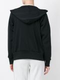 'Red Play' zipped hoodie