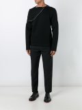 zipped detailing sweatshirt