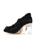 clear heel pumps