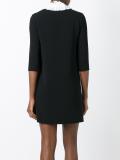 ruffled bib dress
