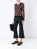 geometric knit jumper
