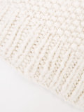cashmere seed stitch beanie 
