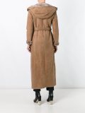 long sheepskin wrap coat