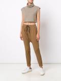 turtleneck cropped tank top