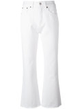 cropped flared jeans