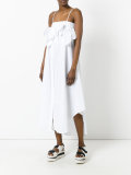 ruffle trim dress