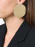oversized disc earrings