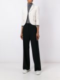 velvet cropped blazer 