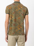 floral print polo shirt 