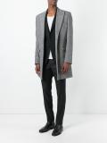 pleated slim fit trousers