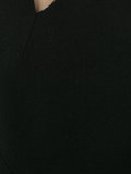 cut-off neck detail dress