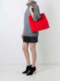 logo embossed shopper tote