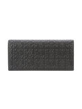 embossed horizontal wallet
