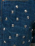 studded denim shorts 